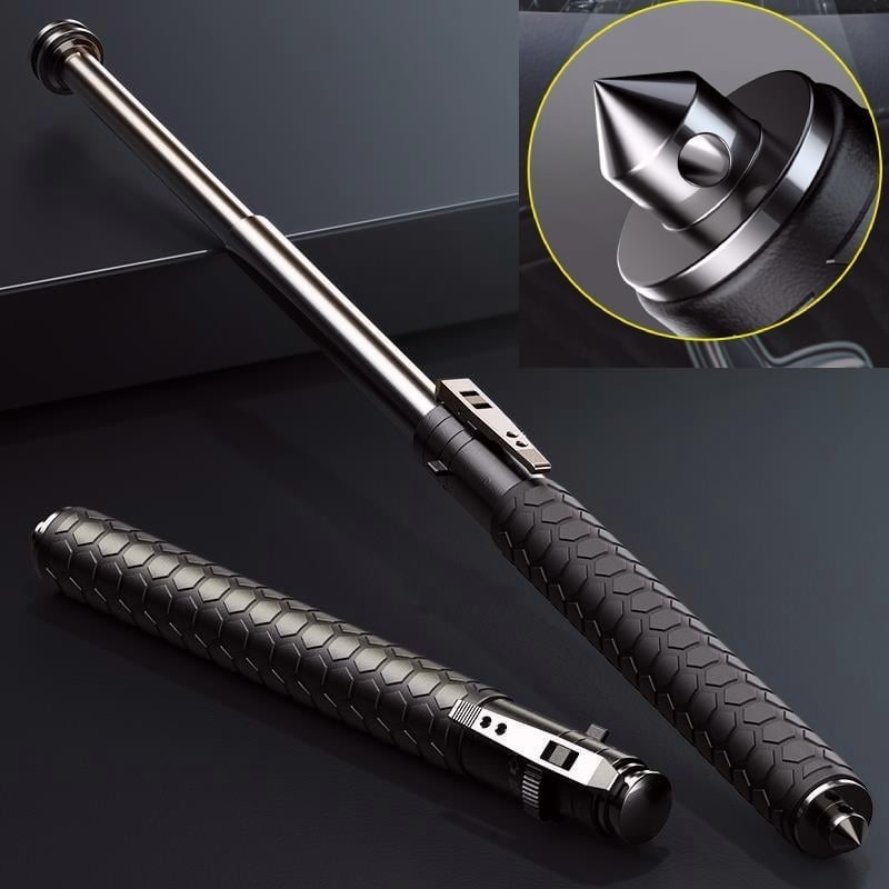 SafeStride™ - Retractable Self-Defense Hiking Stick