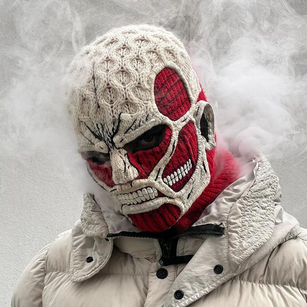 TitanWeave™ - Hand Knit Anime Balaclava