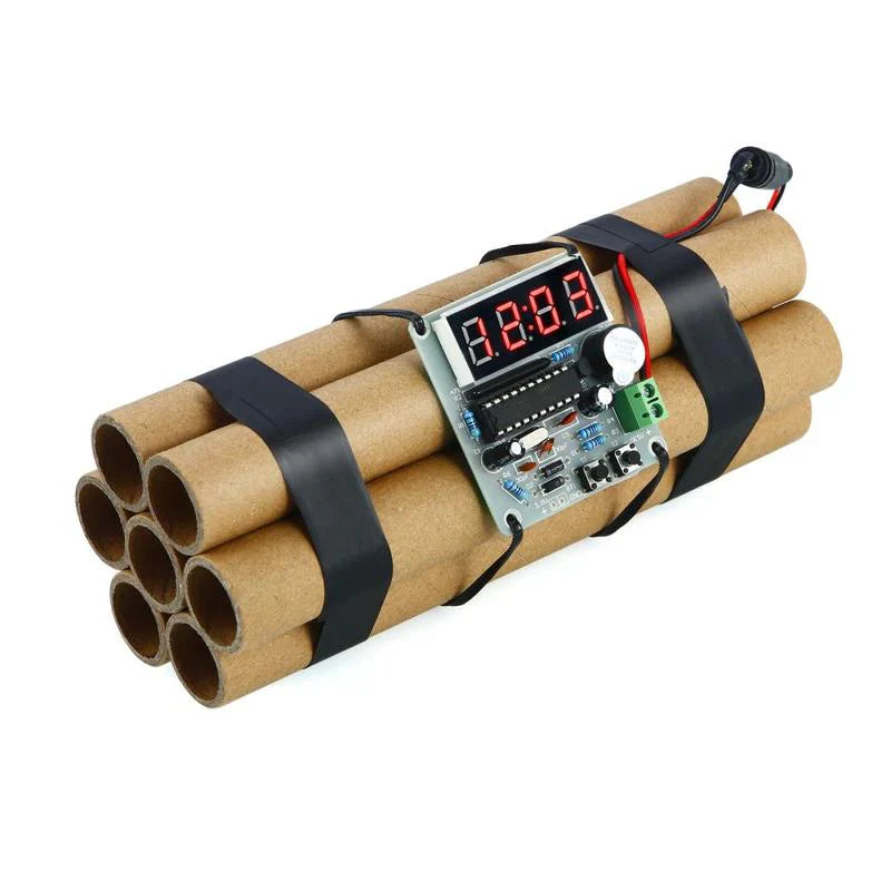BlastTime™- Dynamite-style novelty clock