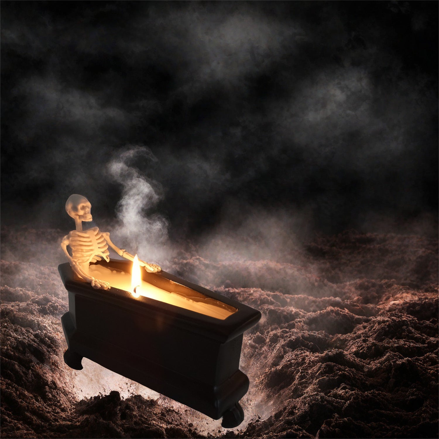 50% OFF | BubbleGrim™ | Skeleton in Bath Candle