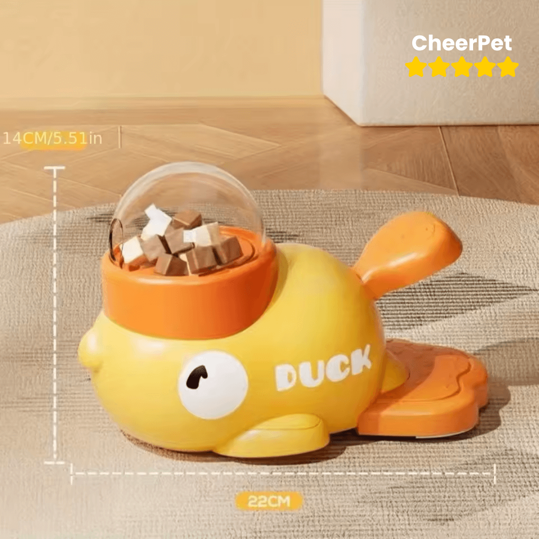 CheerPet™ Duck Treat Dispenser for Cats