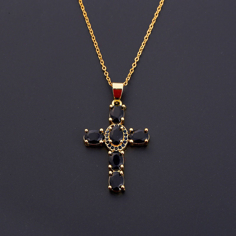 Solavée™ - Elegant Cross Necklace That Reflects Faith & Timeless Grace