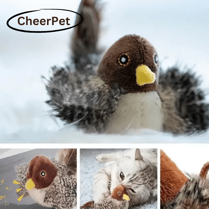 CheerPet™ Cat Bird Toy with Wings