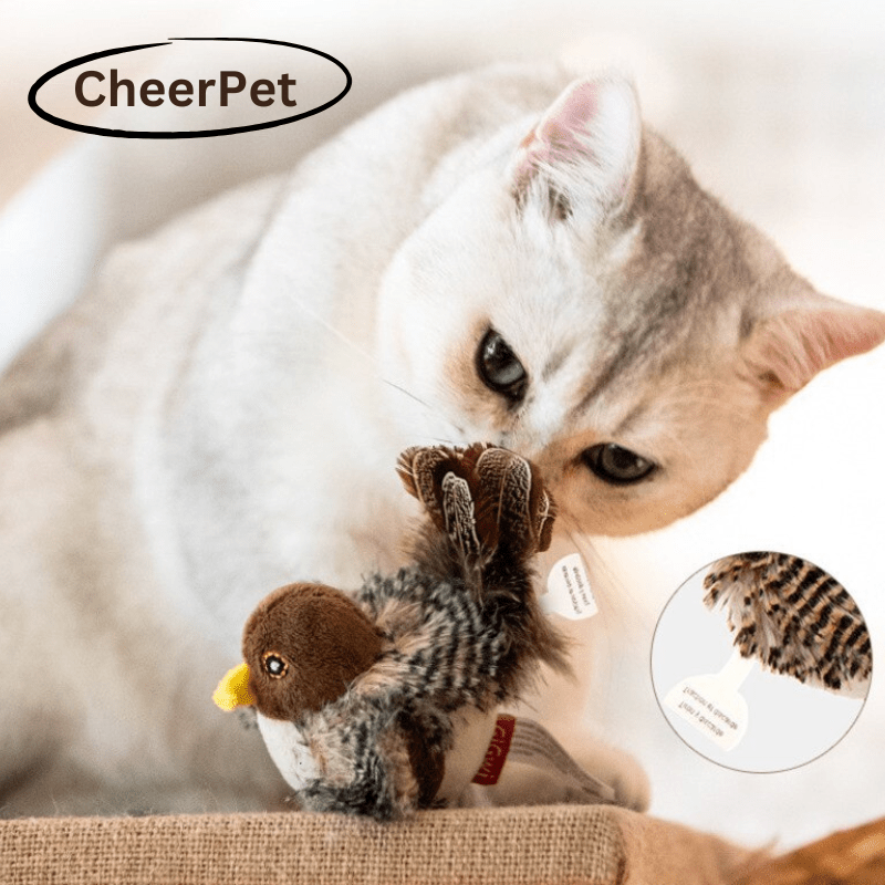 CheerPet™ Cat Bird Toy with Wings