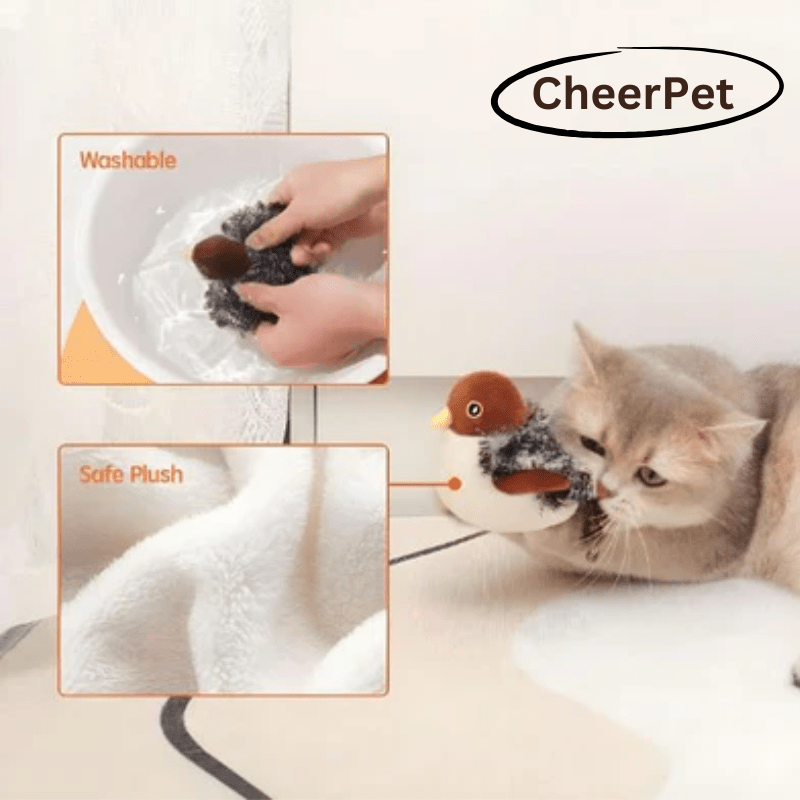 CheerPet™ Cat Bird Toy with Wings