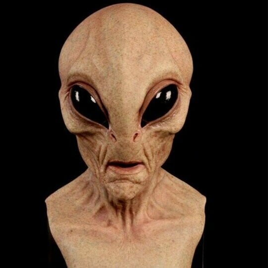 50% OFF | GalactiGrin™ | Halloween Alien Costume Mask