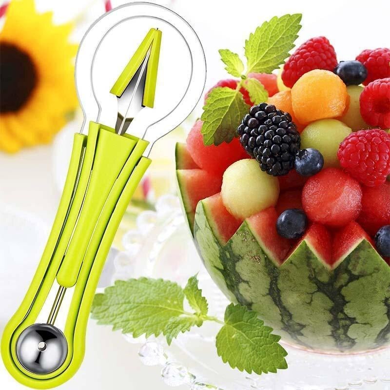FruitCrafter™ | 3-in-1 Fruit Slicer | Portioning & Decorating