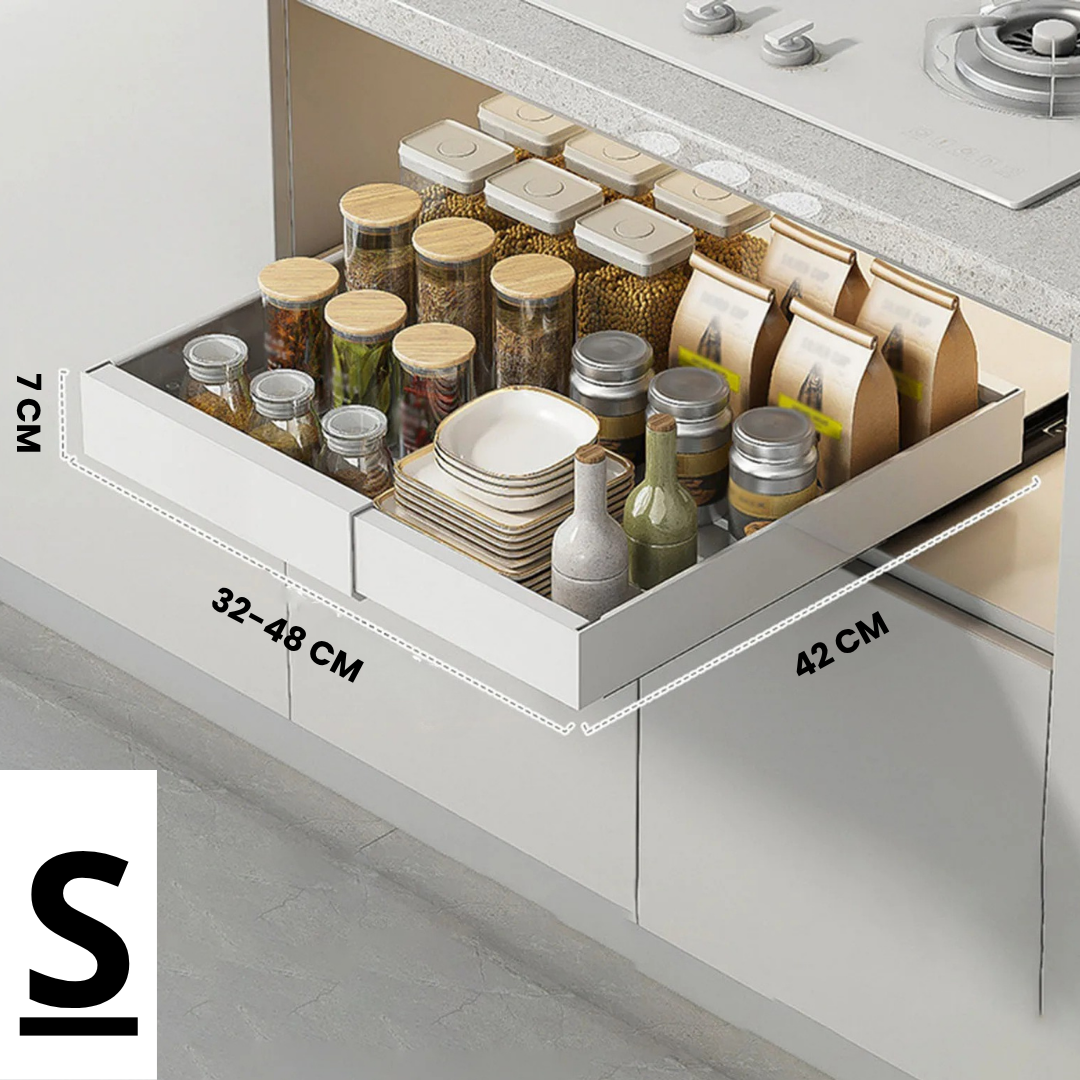 50% Off | SpaceMate™ Extendable Kitchen Drawer"