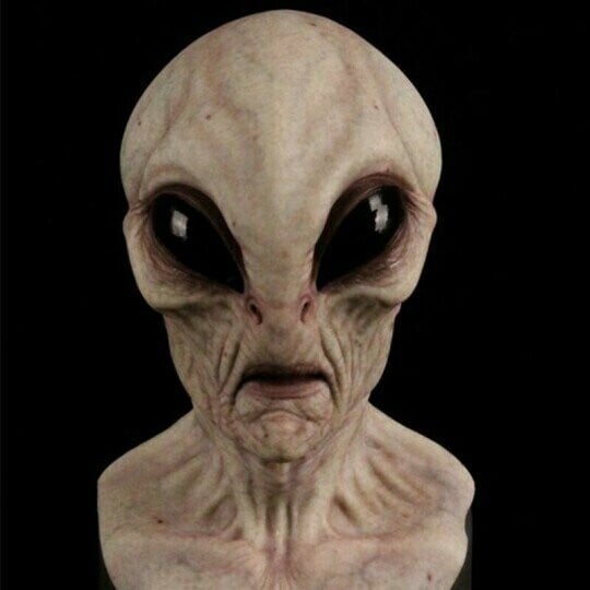 50% OFF | GalactiGrin™ | Halloween Alien Costume Mask