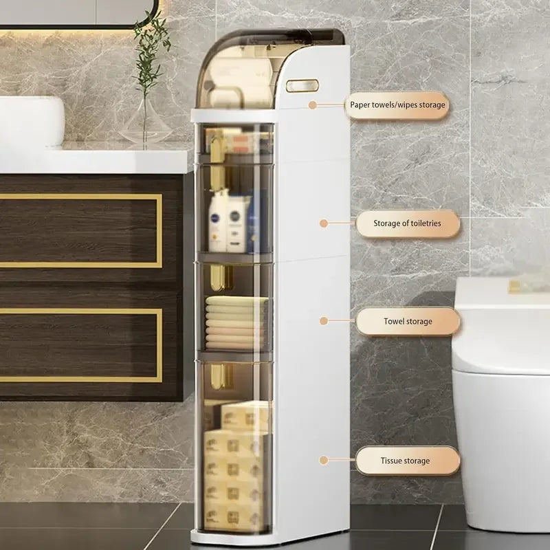 NookGlide™ - Rolling Bathroom Cabinet