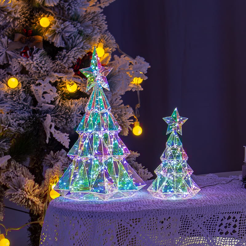 LumiGlitz™ - RGB Holographic Holiday Figures