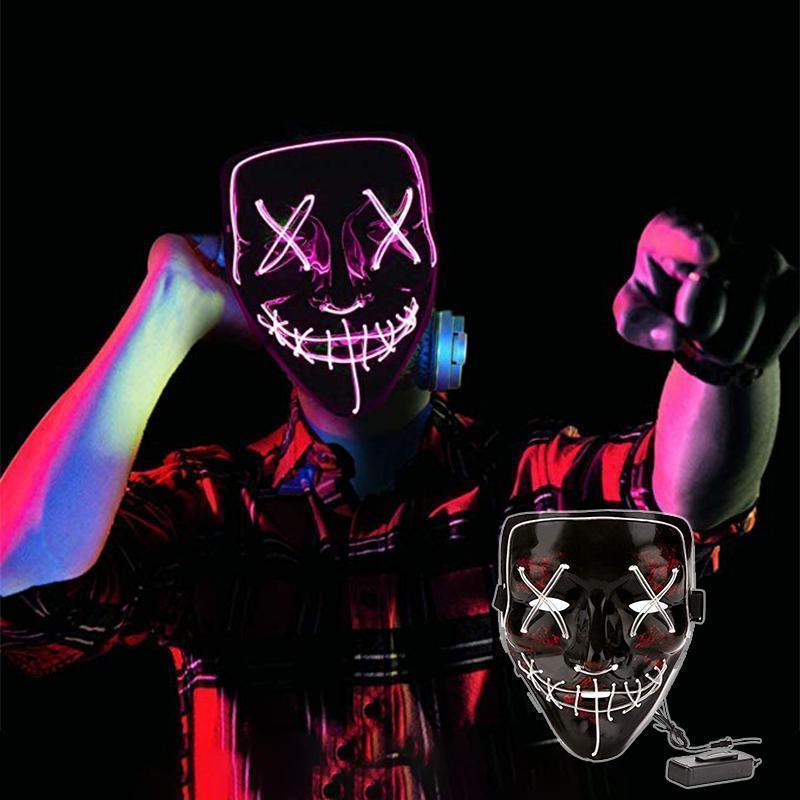 50% OFF | GlowGrin™ | Halloween - LED Luminous Mask