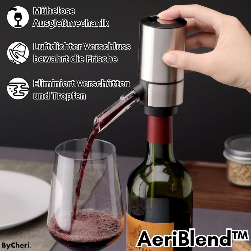 AeriBlend™ - 3-in-1 wine aerator  More aroma