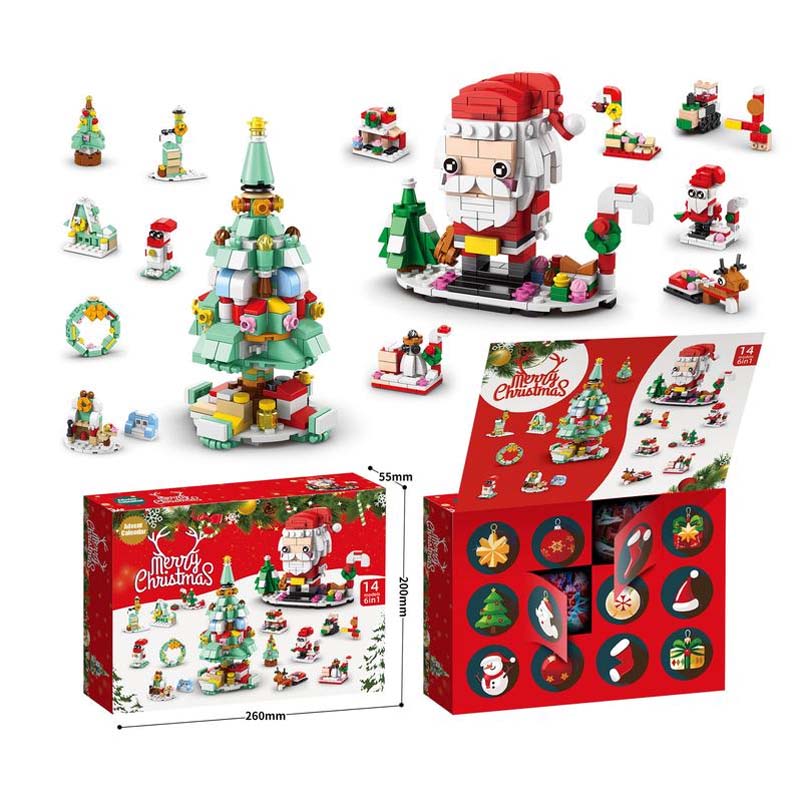 BuildaTree™ – Advent Calendar with Christmas Tree Building Blocks