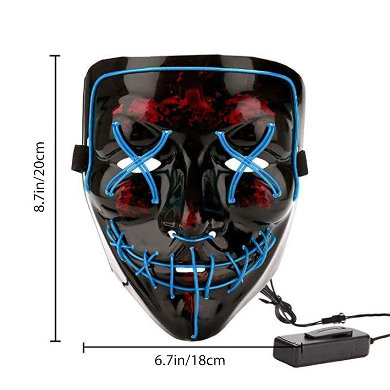 50% OFF | GlowGrin™ | Halloween - LED Luminous Mask