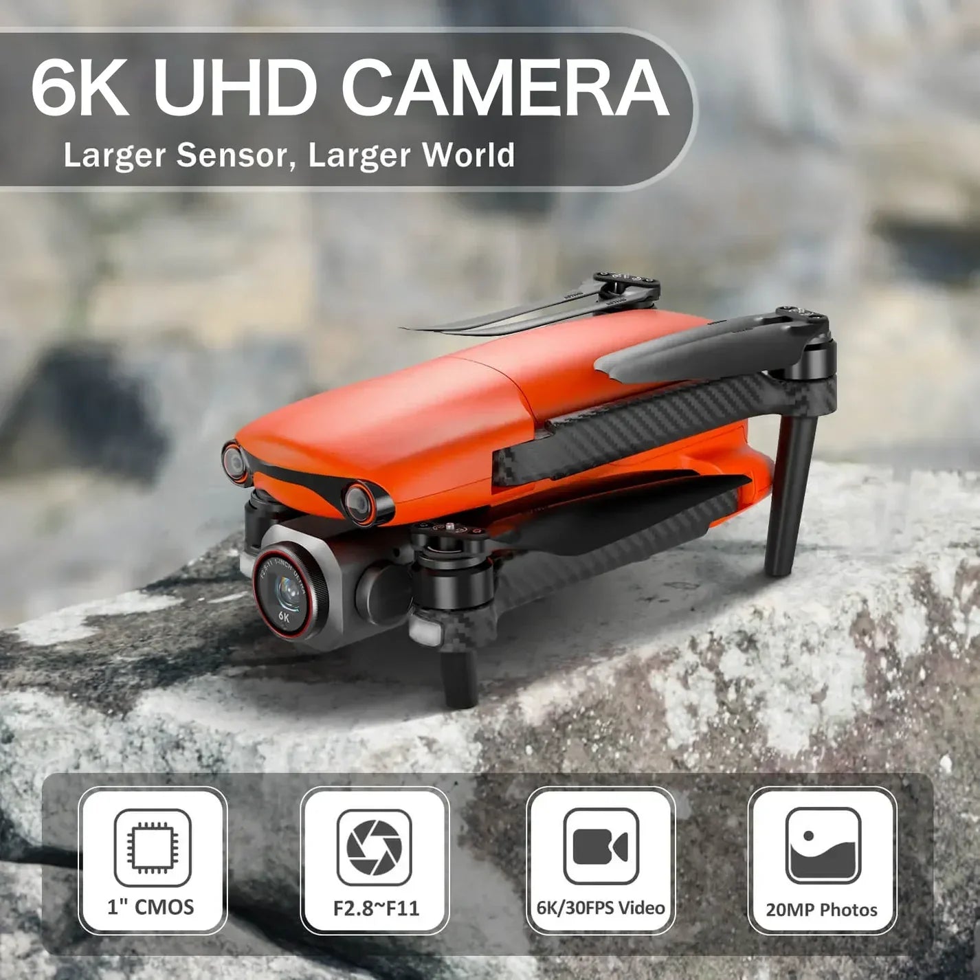 FalconX – Professional 4K Drone with Obstacle Avoidance