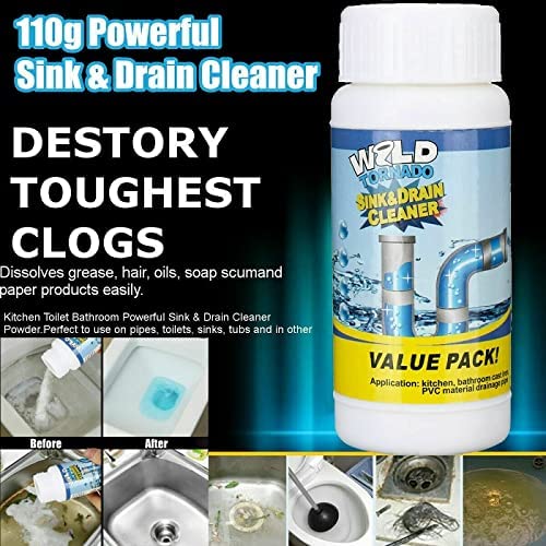 WildTornado™ Drain Cleaner – Fast, Gentle, Safe for All Pipes