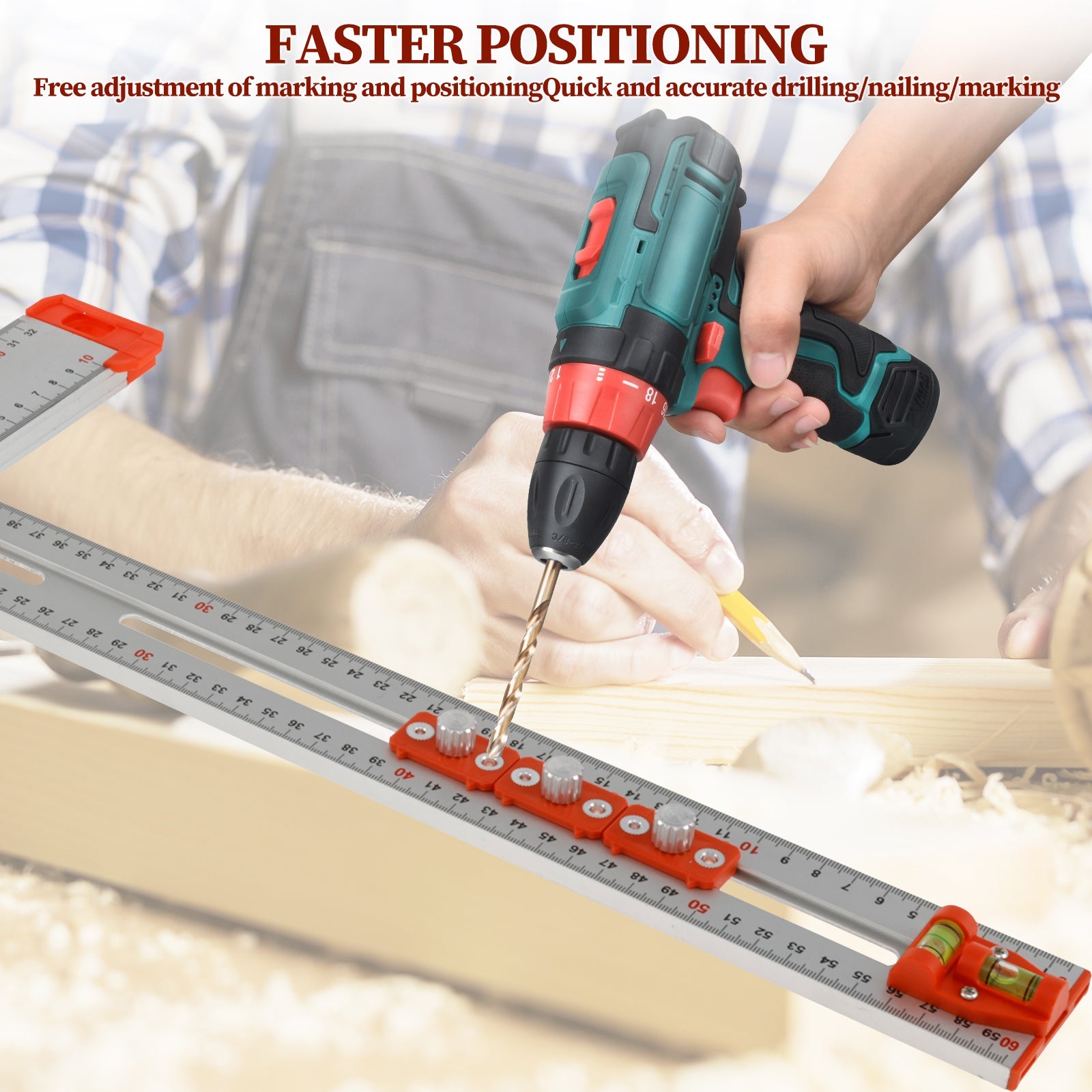 AngleCut™ - 3-in-1 High Precision Angle Ruler [Last Day Discount]