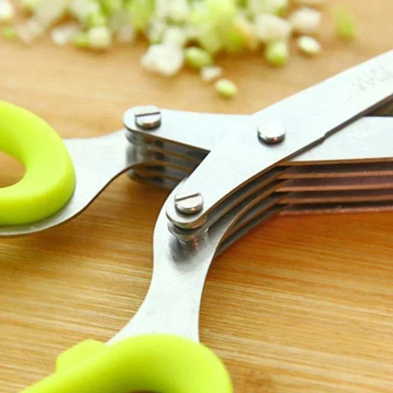 Imsgurus🔥5 Blade Kitchen Salad Scissors
