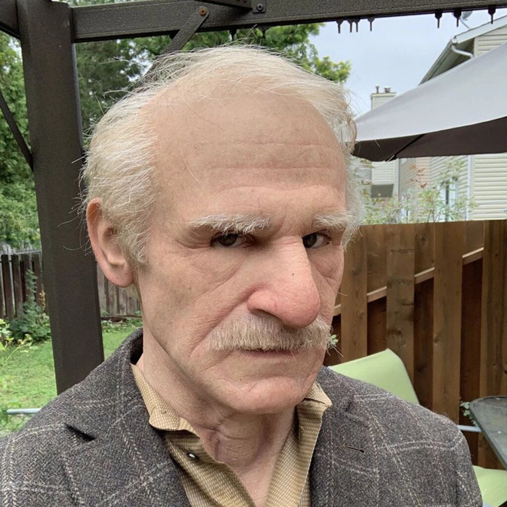 ElderMorph™ - Old Man Full Head Mask