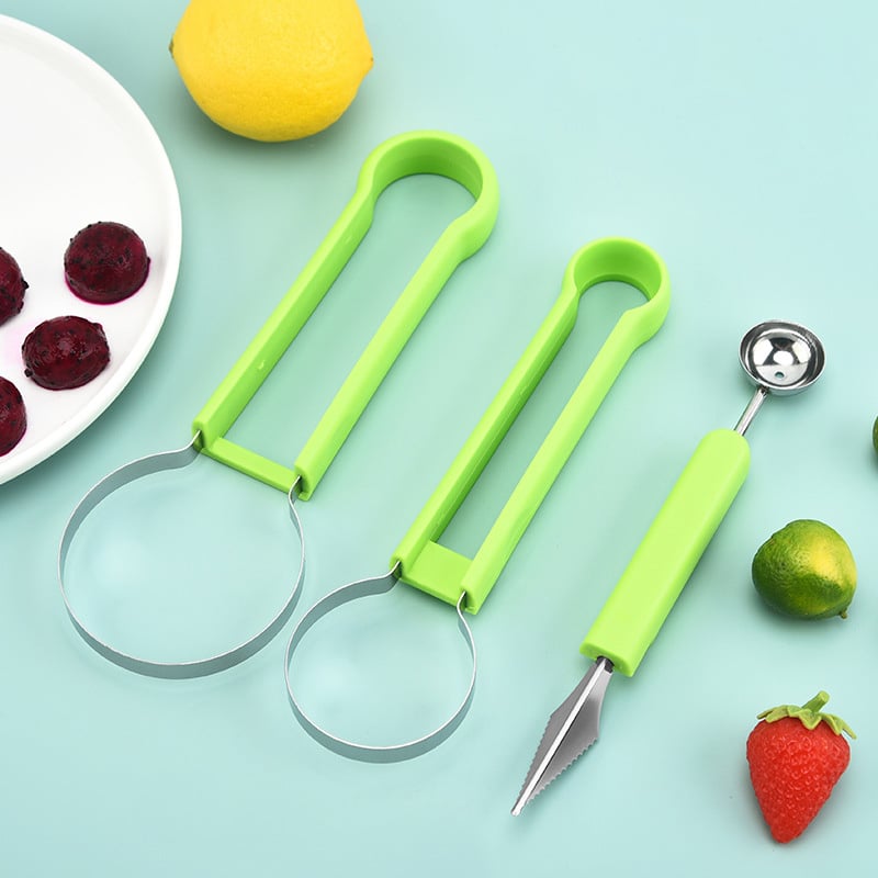 FruitCrafter™ | 3-in-1 Fruit Slicer | Portioning & Decorating