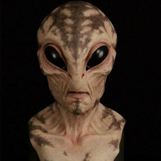 50% OFF | GalactiGrin™ | Halloween Alien Costume Mask