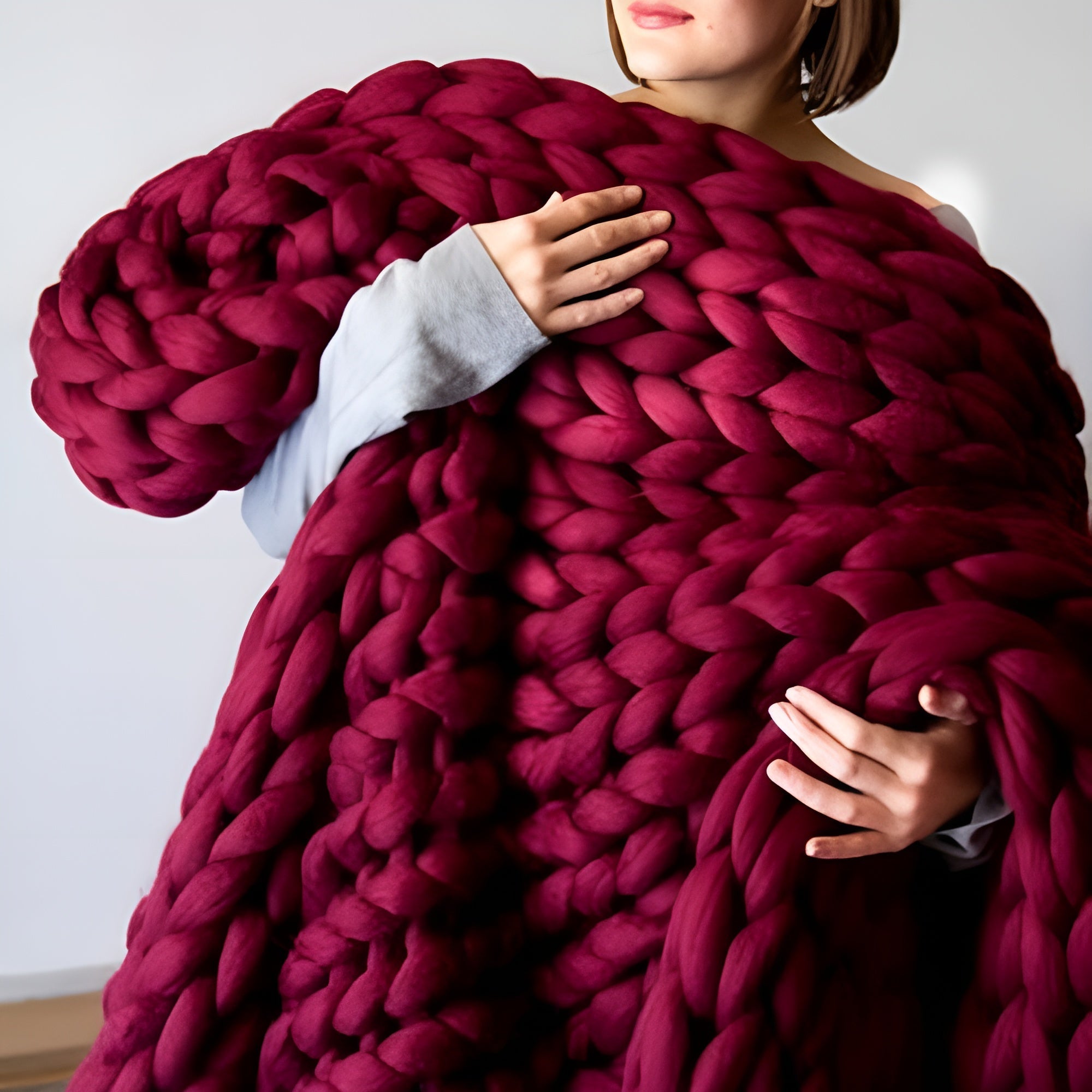 KnitCozy™ | DIY Knitting Kit – Create Your Own Custom Blanket with Ease!