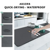 Super Absorbent Drainage Mat: Clean and Dry Kitchen