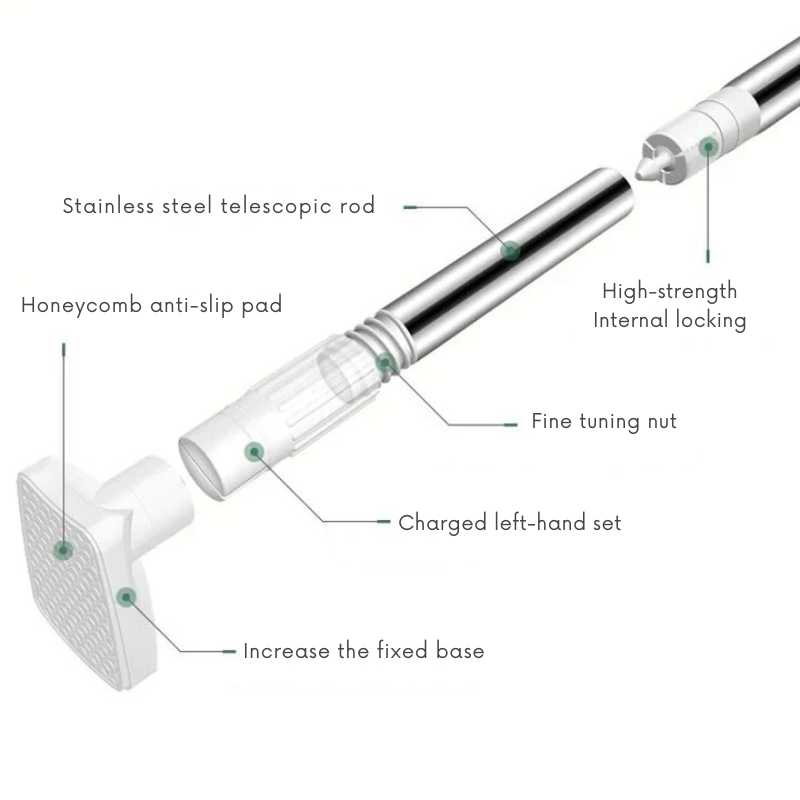 Telescopic support – Optimize your storage space