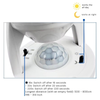 Smart lighting adapter with motion detector