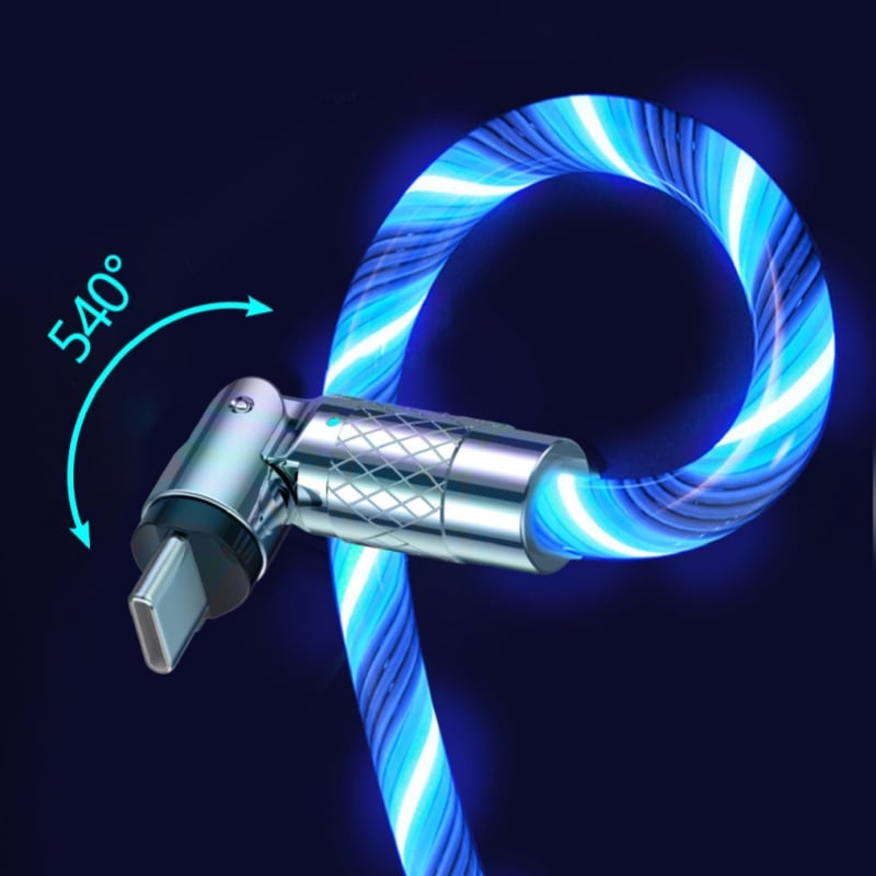 GlowLink™ - 540° rotating fast charge
