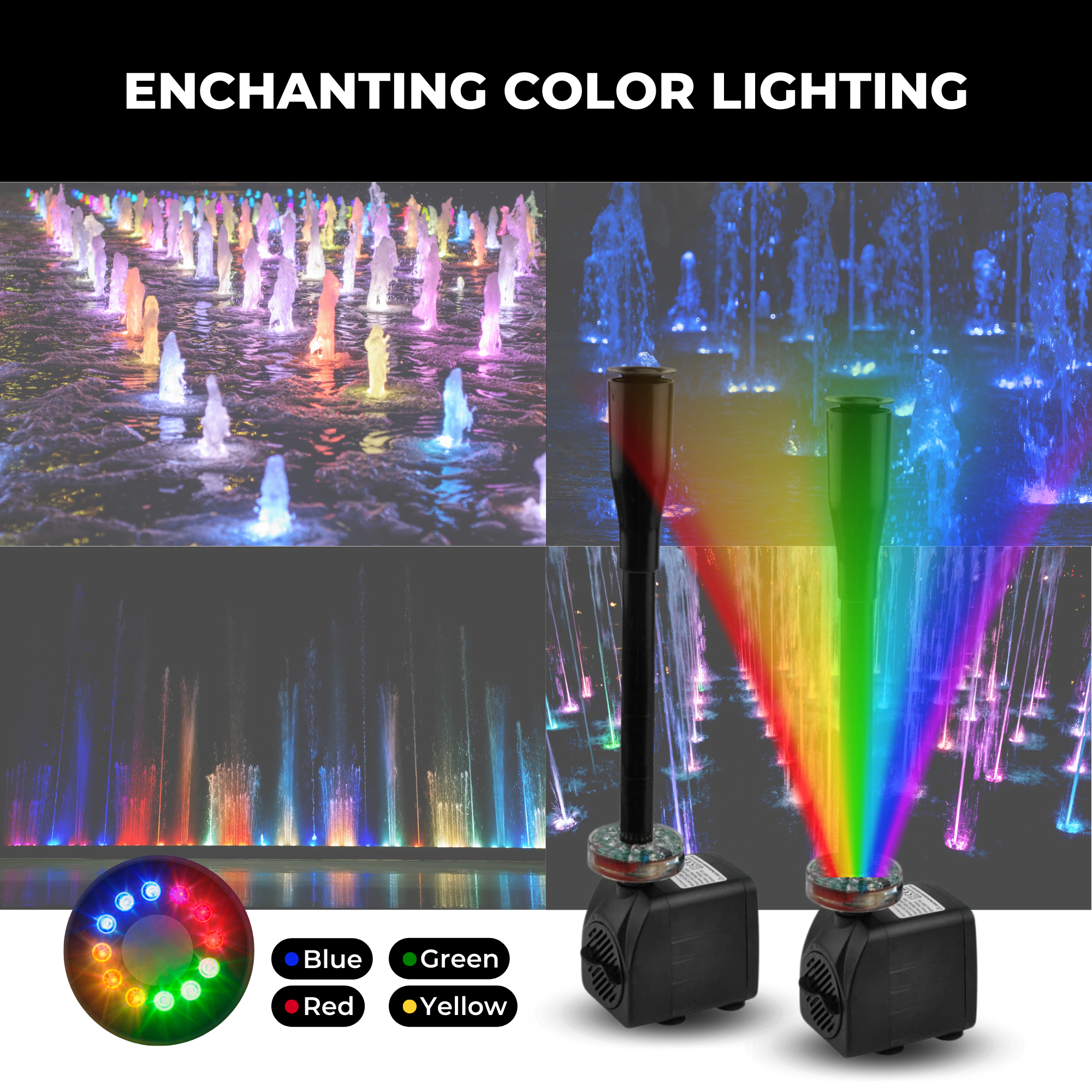 SolarFlow™ Sun-Powered Fountain Tranquility