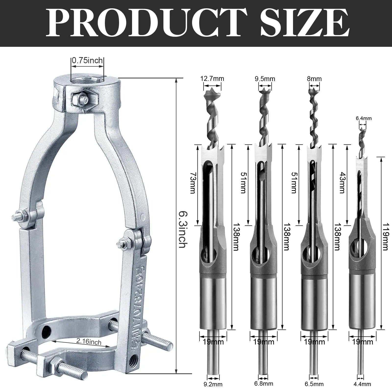 PRECIZO™ Adapter & Chisel Set