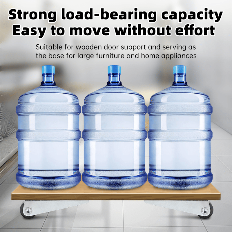 MoveGlide™ - Soft rubber furniture casters (4 pieces)