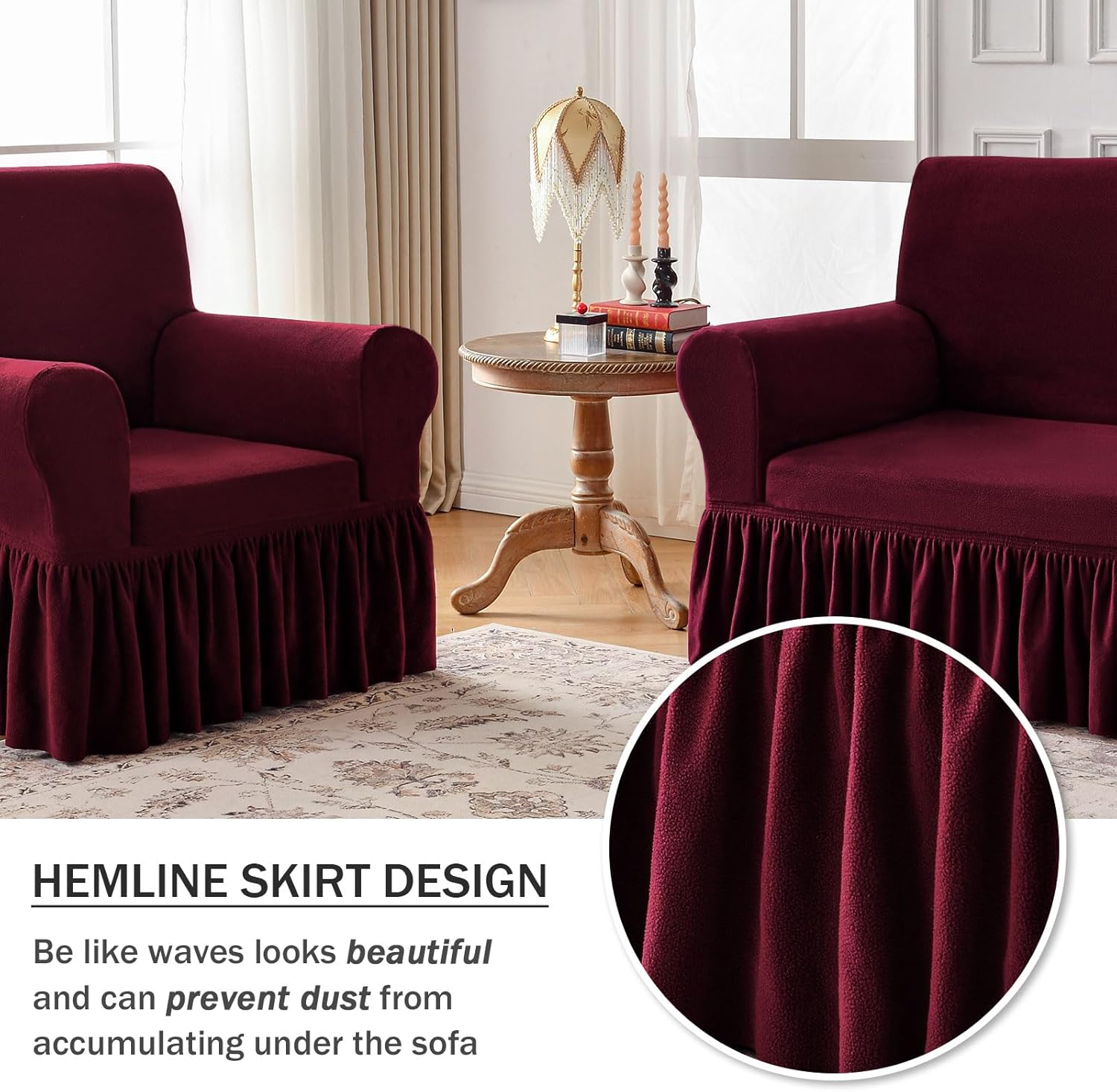 PlushGuard™ - Plush Stretch Sofa Cover