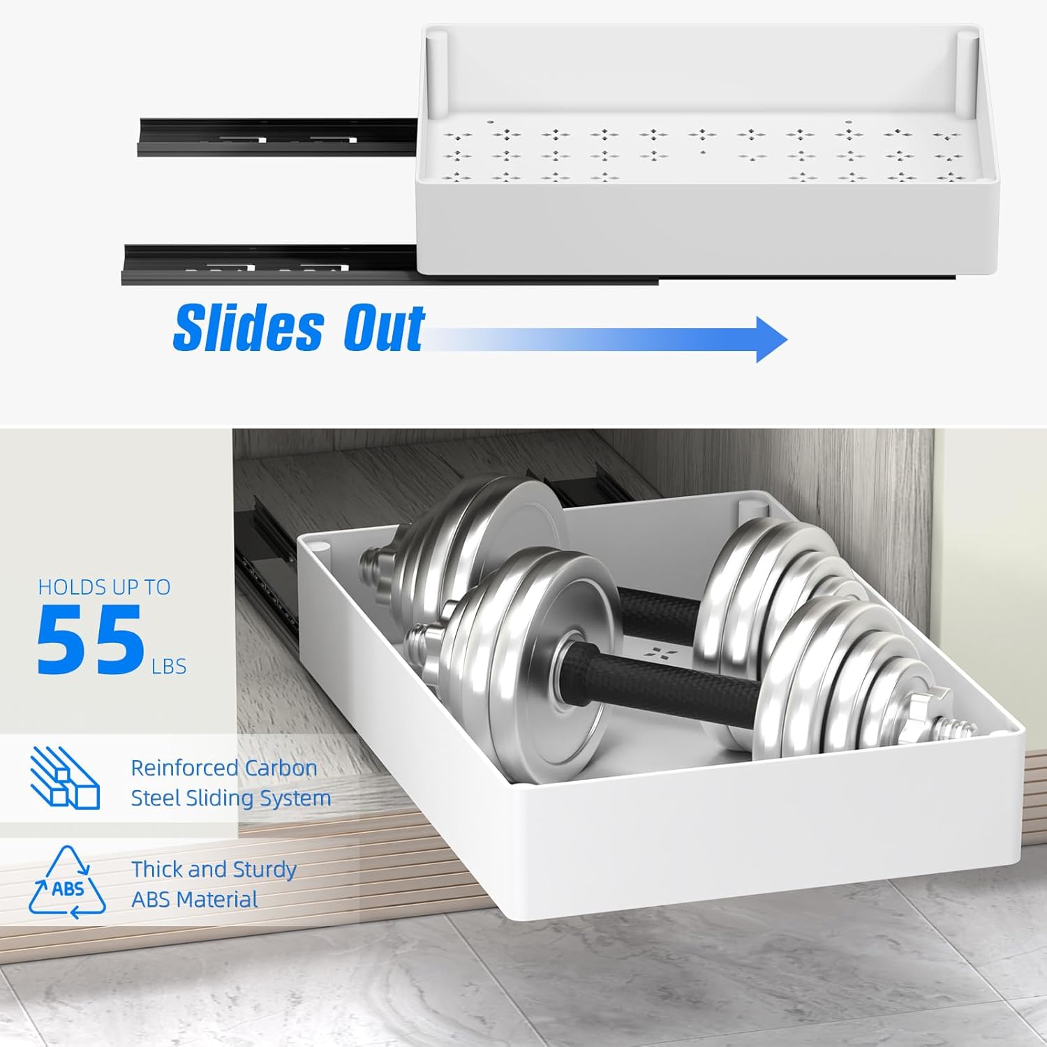 🔥Pull-Out Cabinet Organizer