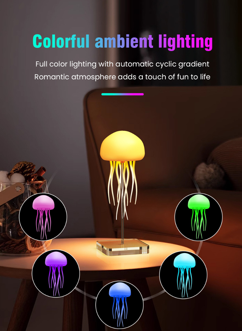 JellyFish LED lamp - Relaxation & light at the touch of a button