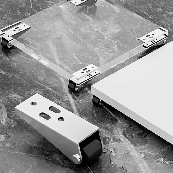 MoveGlide™ - Soft rubber furniture casters (4 pieces)