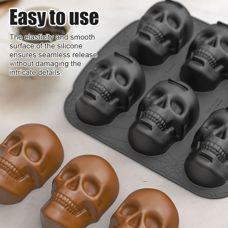 50% OFF | SkullCouture™ | Halloween Reusable Skull Baking Mold