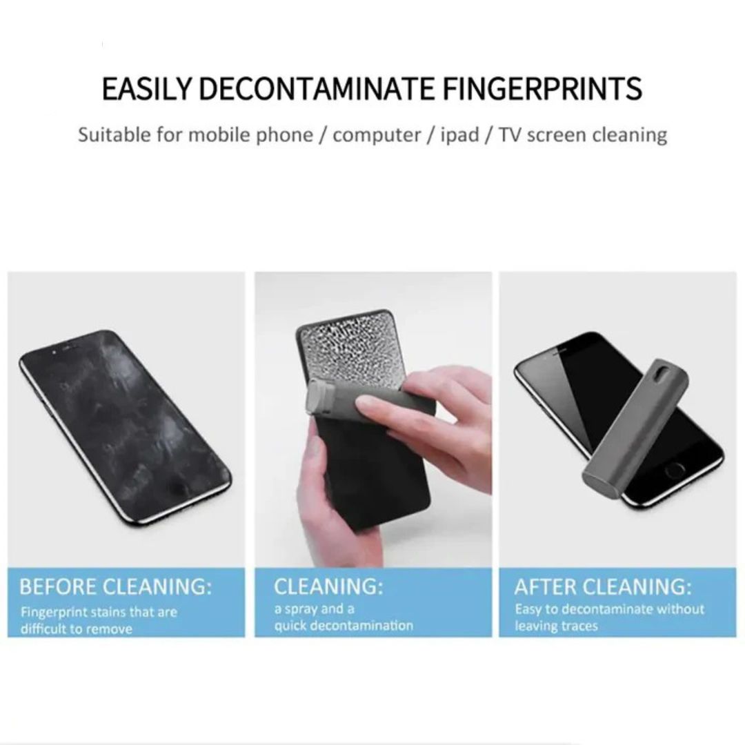 Newest 2 In 1 Phone Screen Cleaner Spray