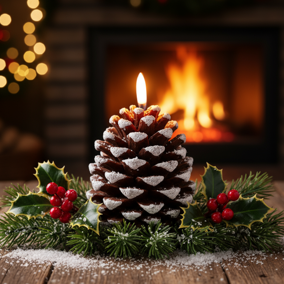 Lunapine™ - Flameless Pinecone Candle