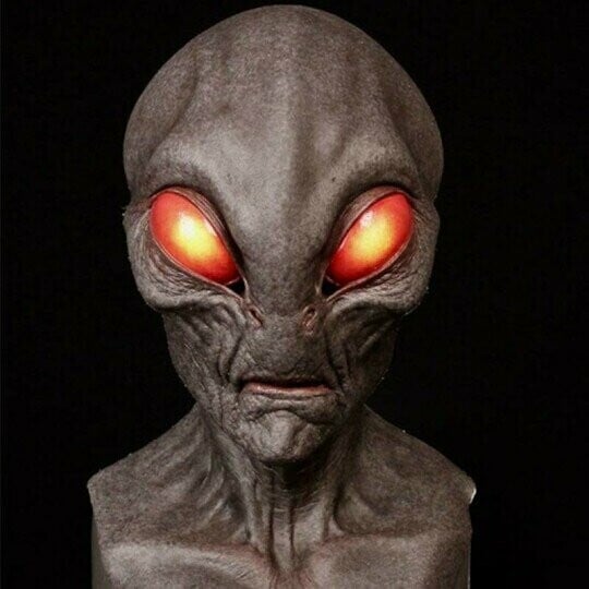 50% OFF | GalactiGrin™ | Halloween Alien Costume Mask
