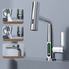 Intelligent digital display pull-out faucet
