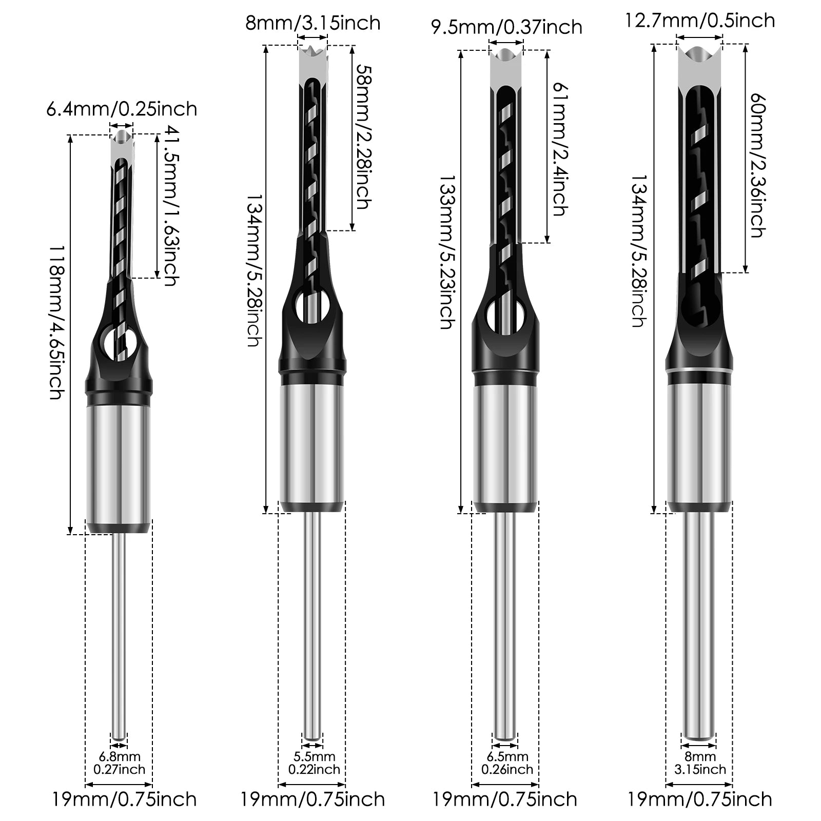 PRECIZO™ Adapter & Chisel Set