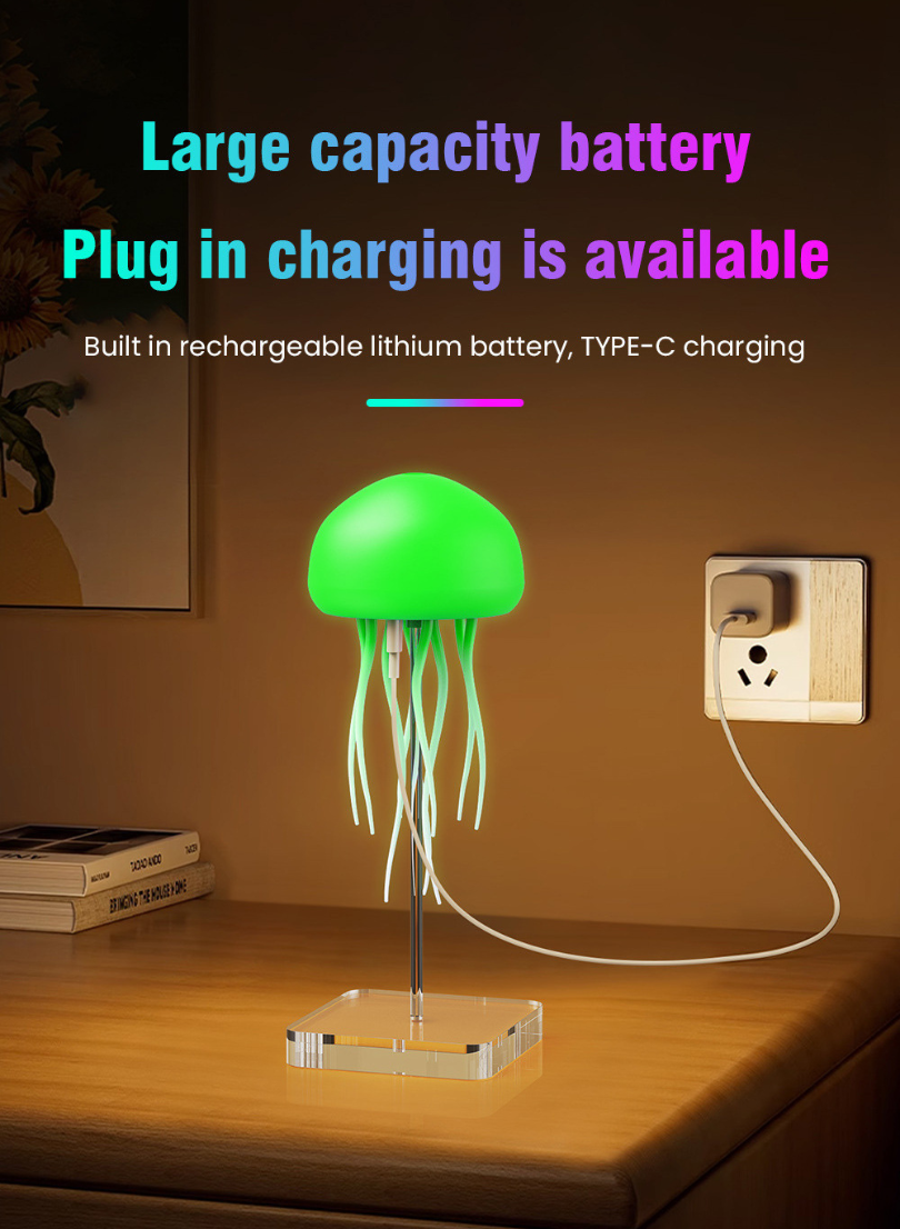 JellyFish LED lamp - Relaxation & light at the touch of a button