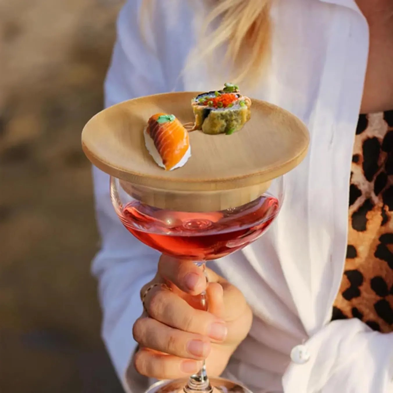 VinoBoard™ - Glass Charcuterie Topper