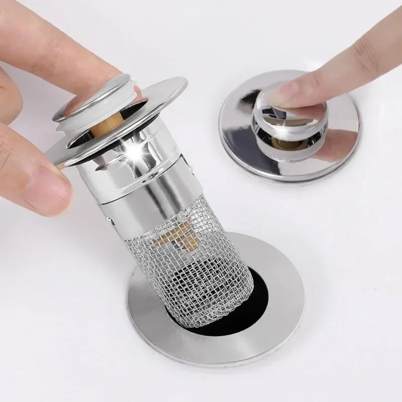 (1+1 Free) FlowBlocker – Heavy Duty Steel Drain Strainer