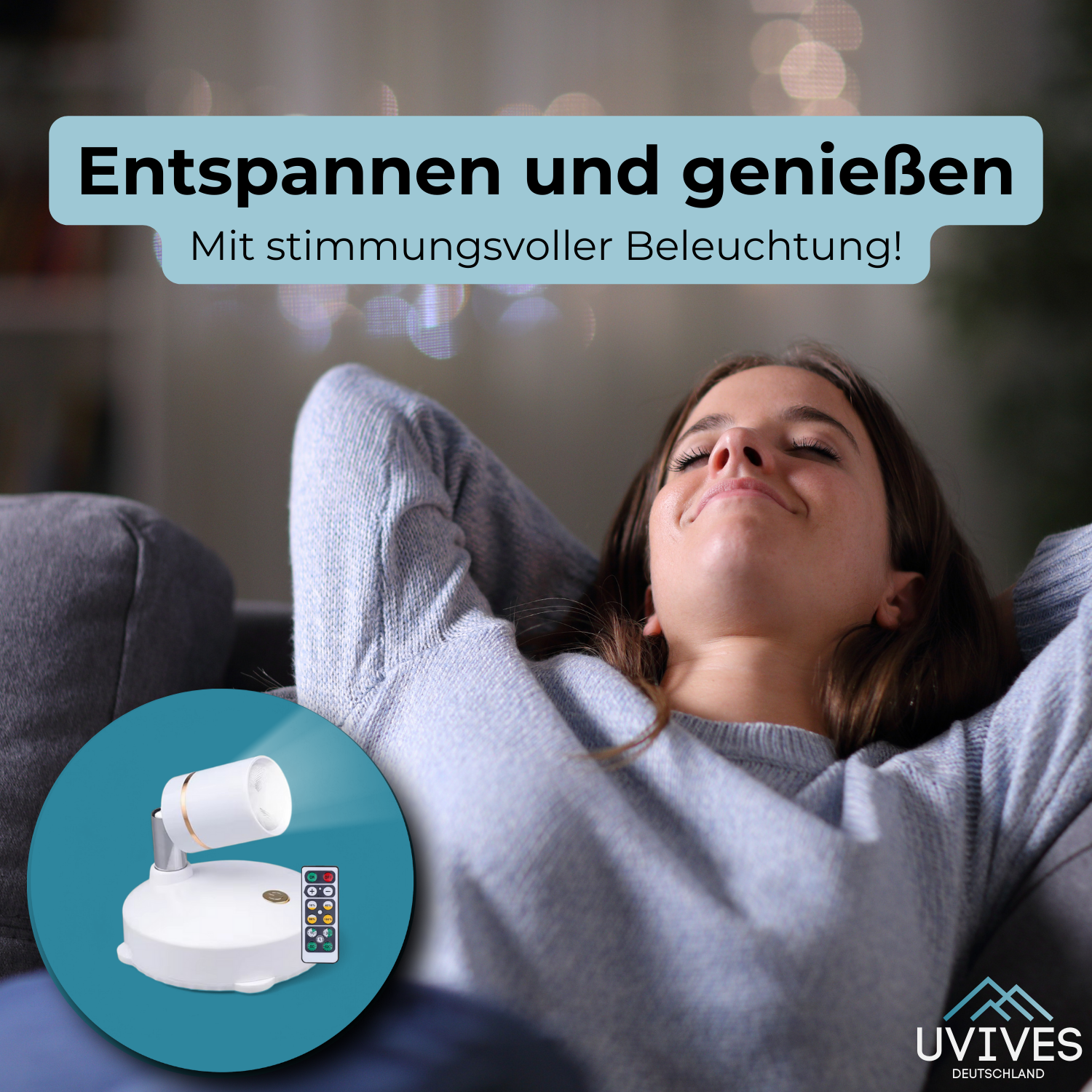 1+1  FREE | AuraSpot™ | Wireless LED Spotlight