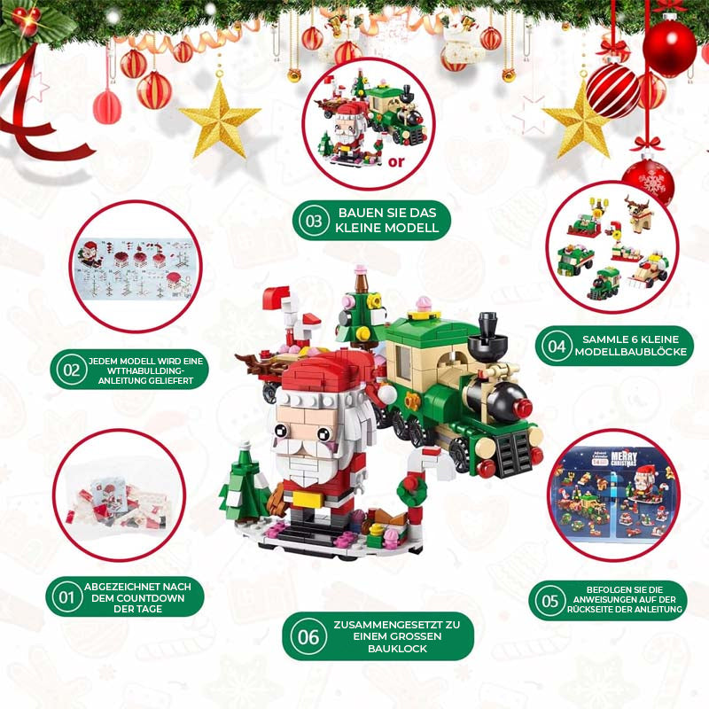BuildaTree™ – Advent Calendar with Christmas Tree Building Blocks