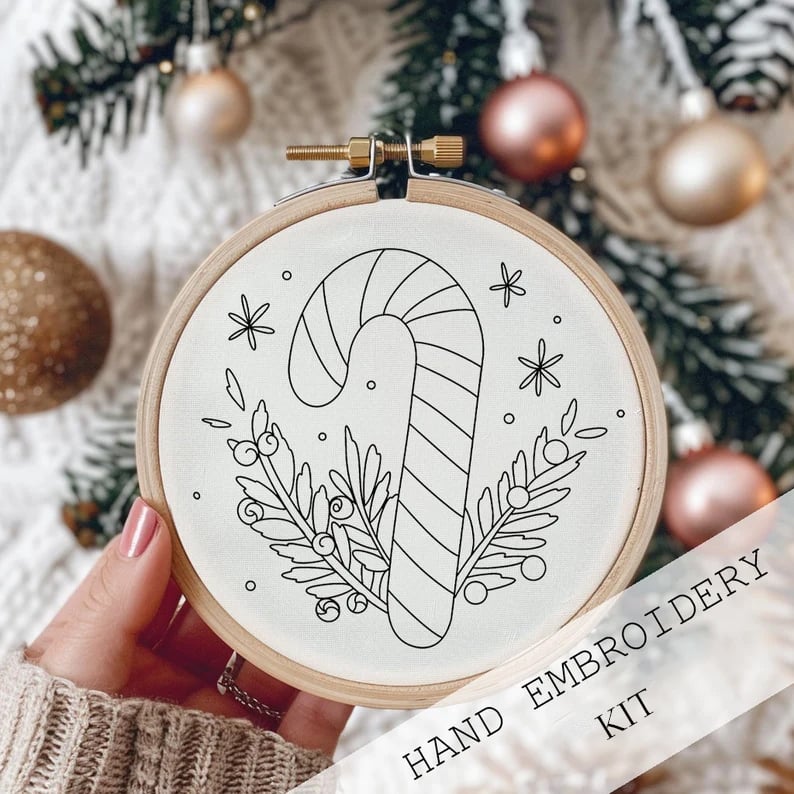 SnowStitch™ - Holiday Embroidery Kit